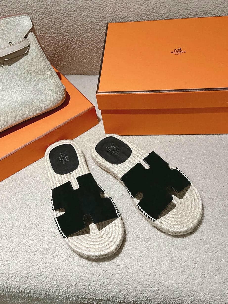 Hermes Man Straw Sandal-17